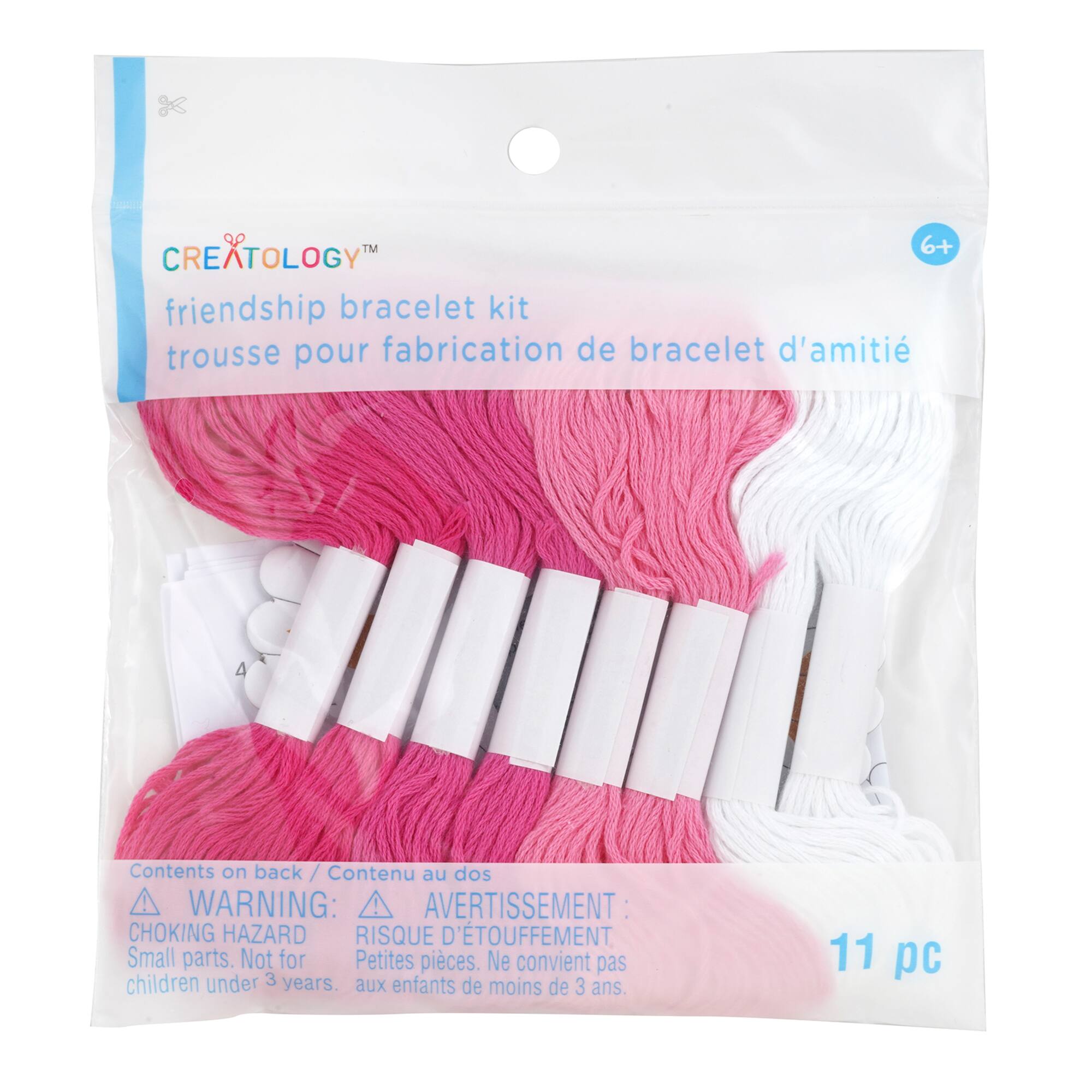 Assorted Pinks Floss Friendship Bracelet Kit by Creatology™